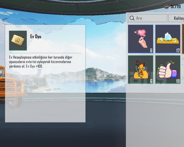 PUBG MOBILE EV OYU 1000 ADET