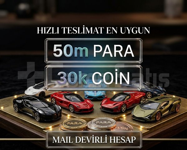 Car parking 50m para 30k coin