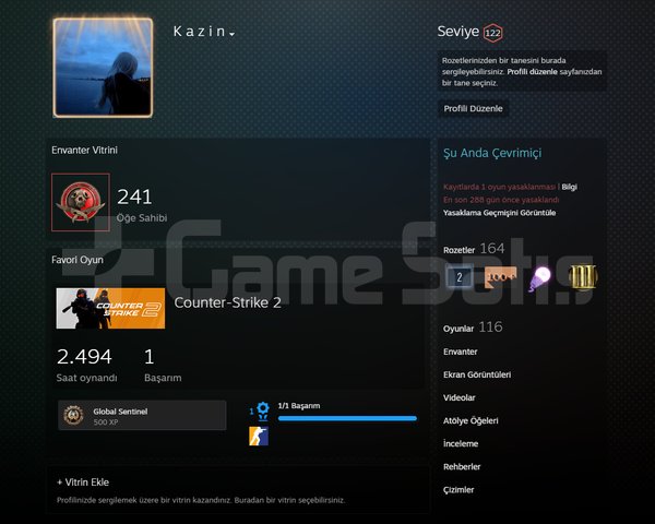 500 OYUN STEAM LEVEL 122 11 MADALYA