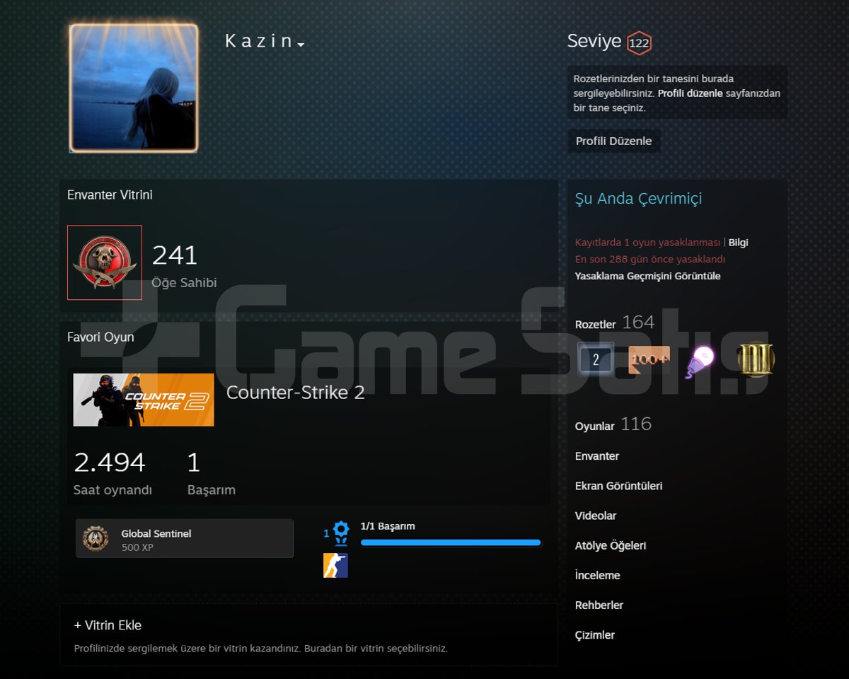 500 OYUN STEAM LEVEL 122 11 MADALYA