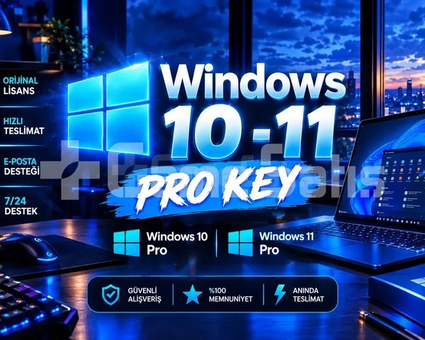 WİNDOWS 10-11 GEÇERLİ | PRO KEY