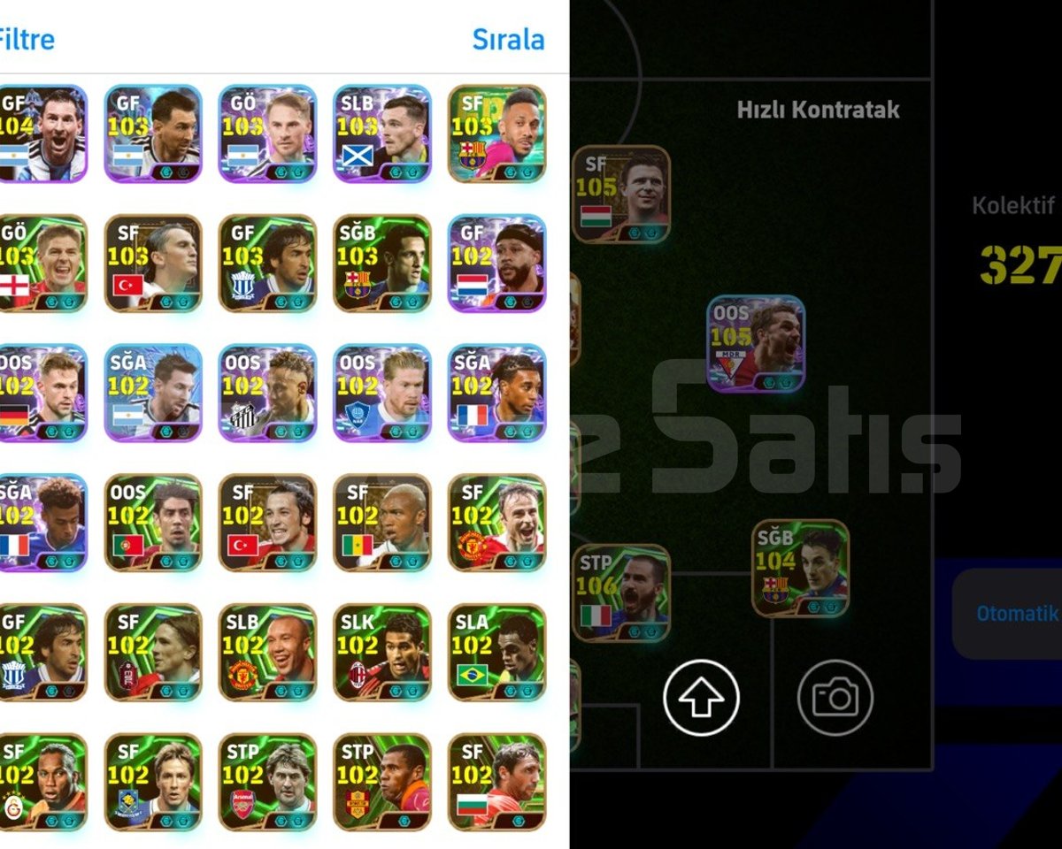 3275KG TEK BAĞ 110 MESSİ 108 TOTTİ
