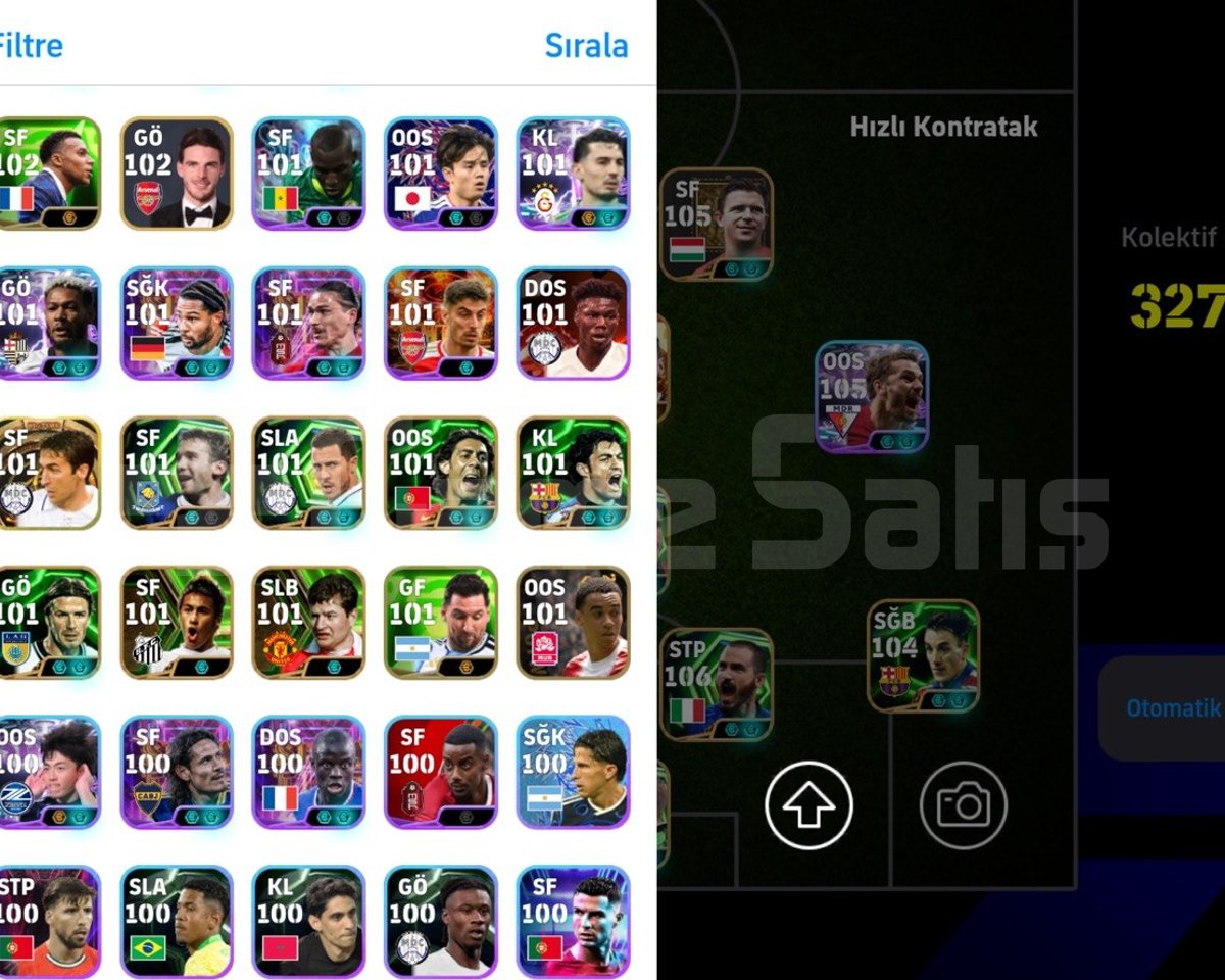 3275KG TEK BAĞ 110 MESSİ 108 TOTTİ