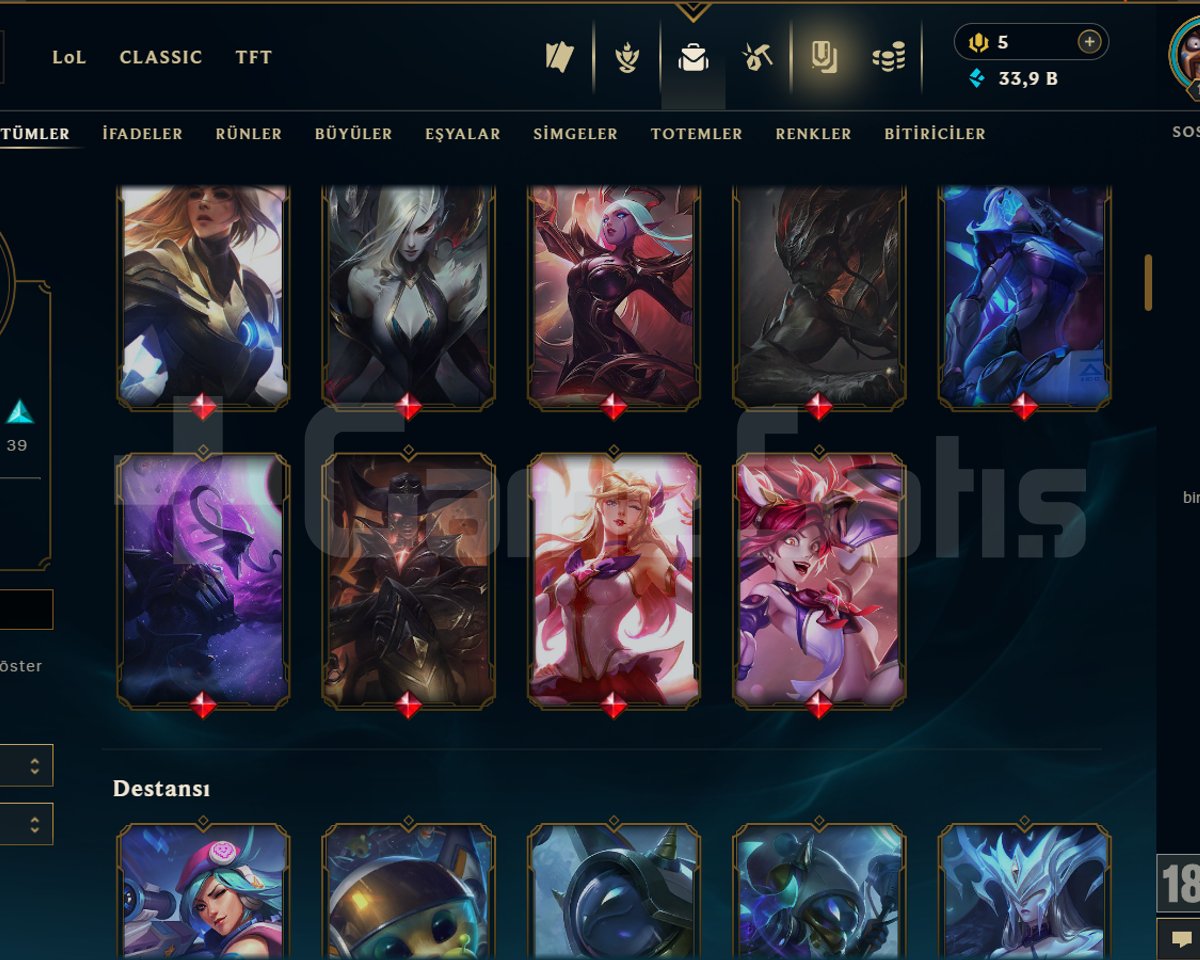 162 LVL + 147 KOSTÜM + 29 İHTİŞAM+ MAİL!