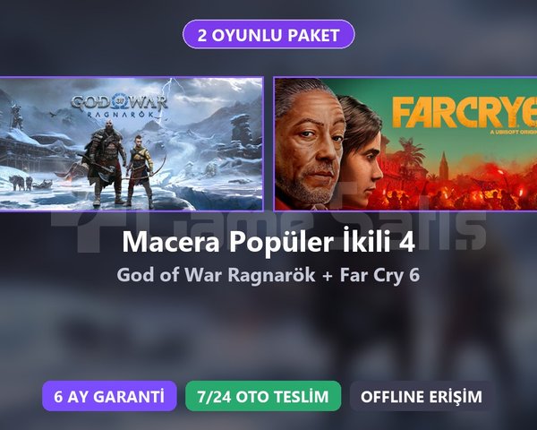 God of War Ragnarok + Far Cry 6 Paketi