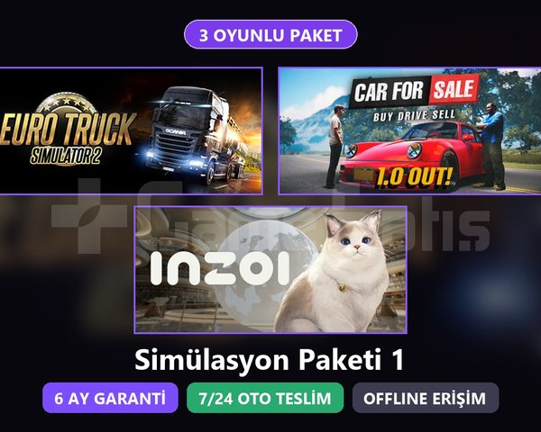 ETS2 + Car For Sale + inZOI Paketi Steam