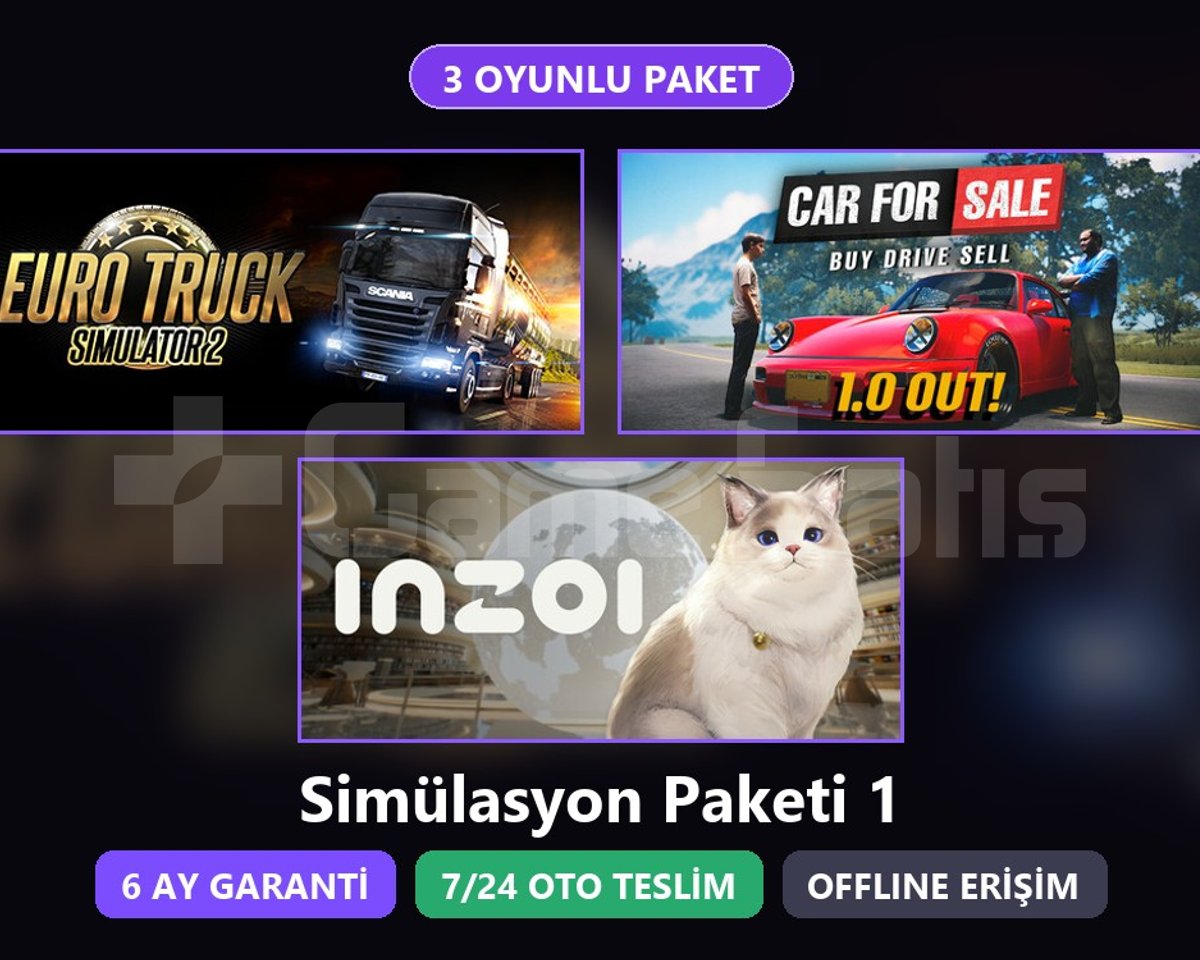 ETS2 + Car For Sale + inZOI Paketi Steam