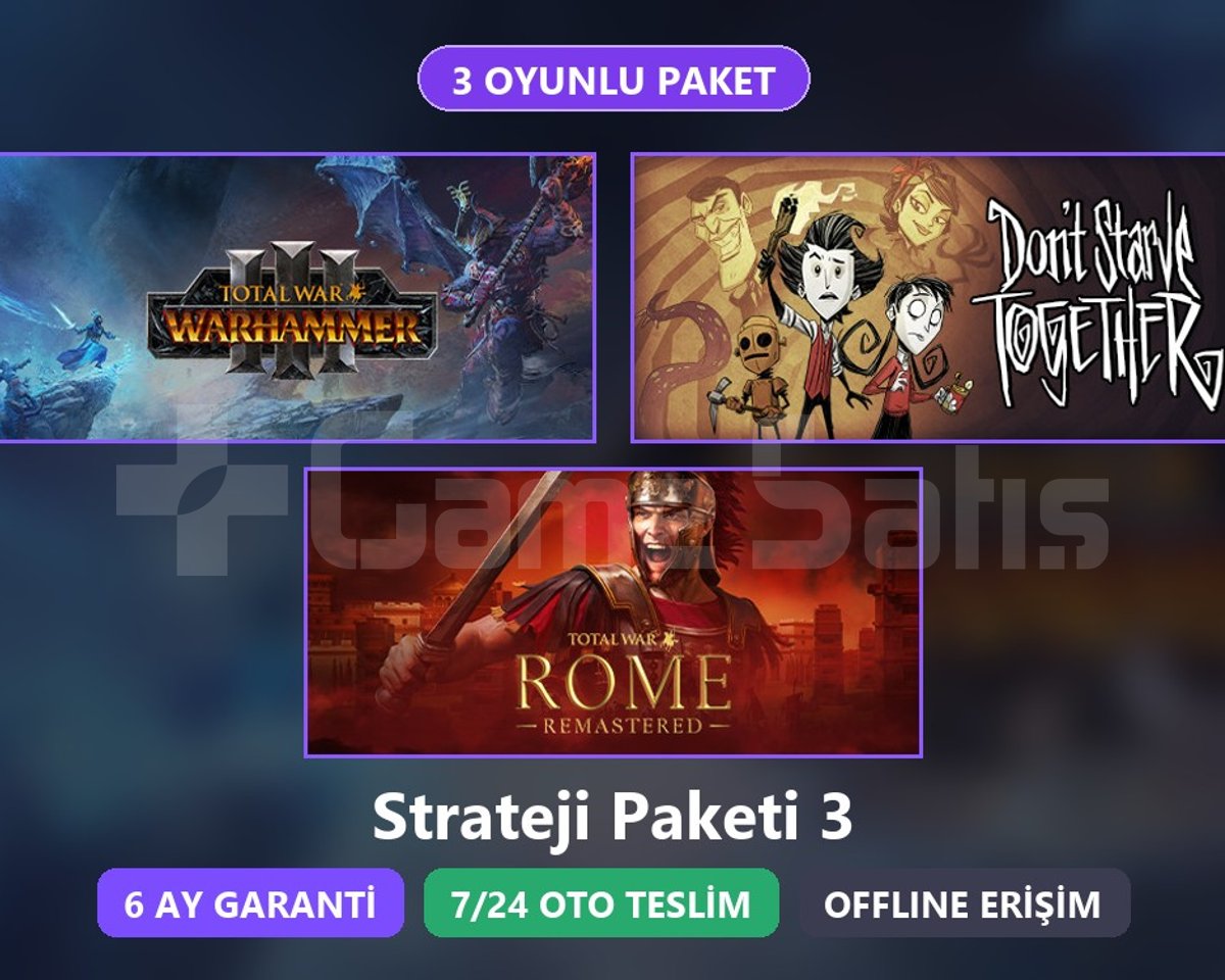TWW3 + Dont Starve + TW Rome R Paketi
