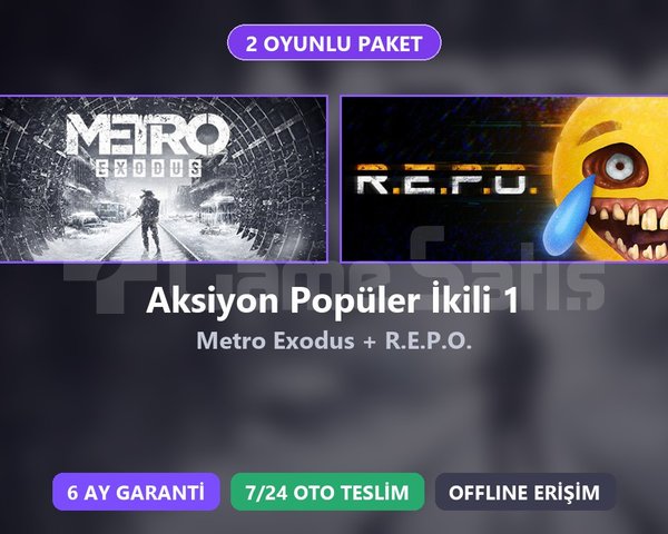 Metro Exodus + R.E.P.O. Paketi Steam