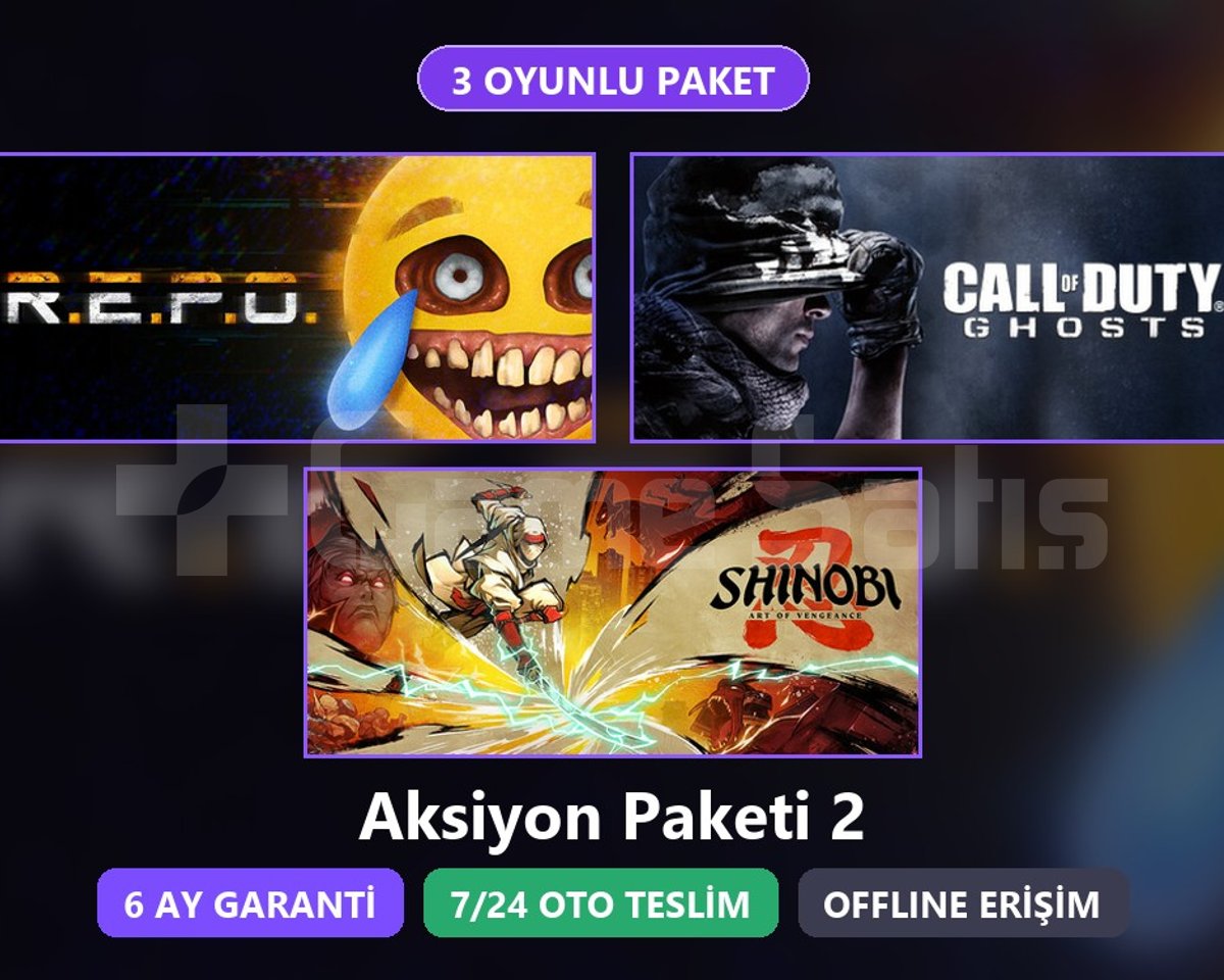 R.E.P.O. + CoD Ghosts + Shinobi Paketi