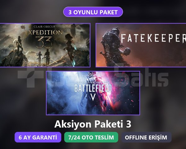 Expedition 33 + Fatekeeper + BF5 Paketi