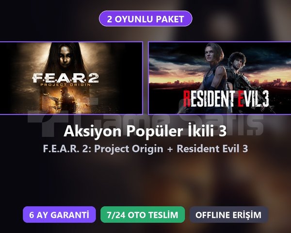 F.E.A.R. 2 + Resident Evil 3 Paketi