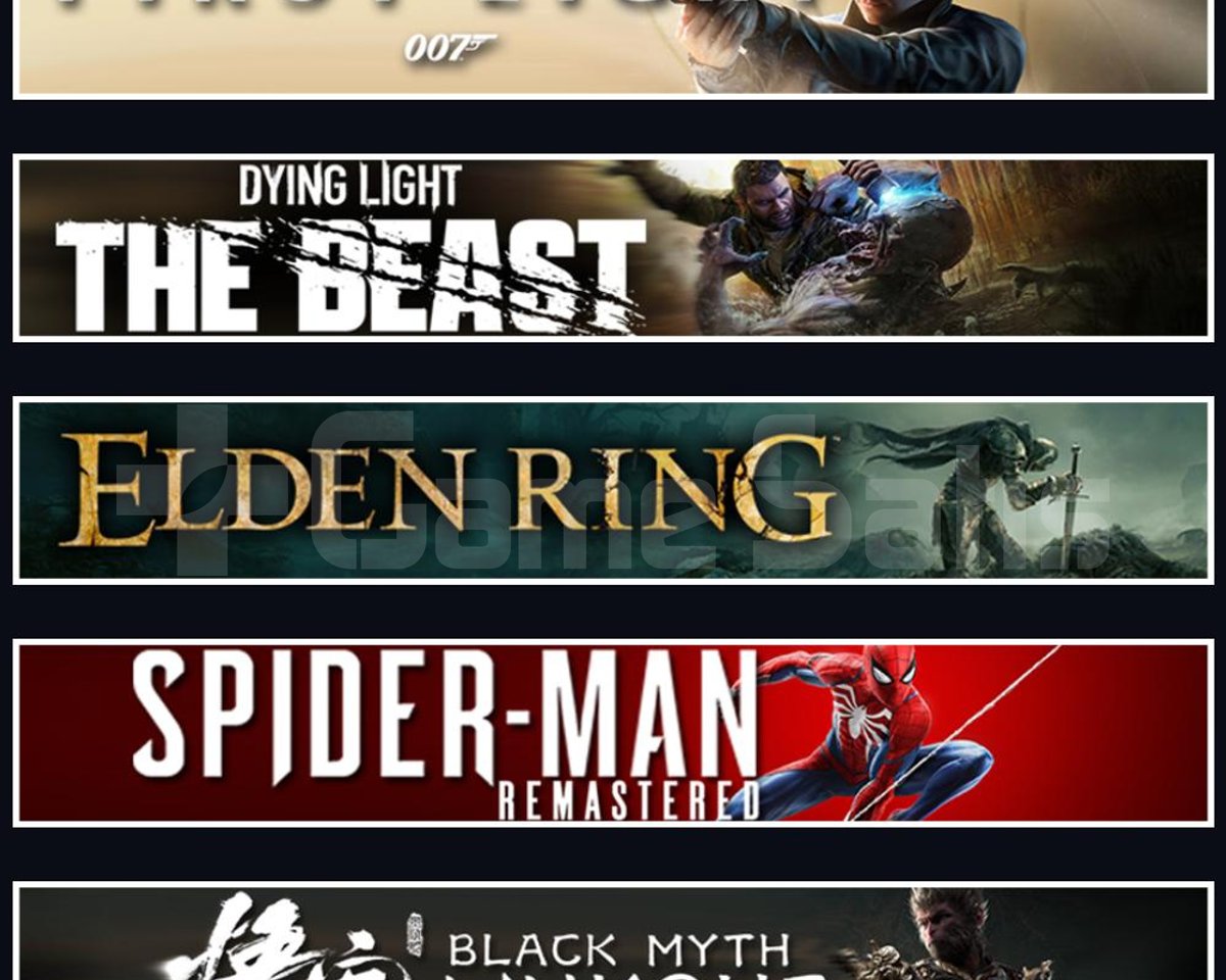 007 +Beast +Elden +Spider 1 +Wukong