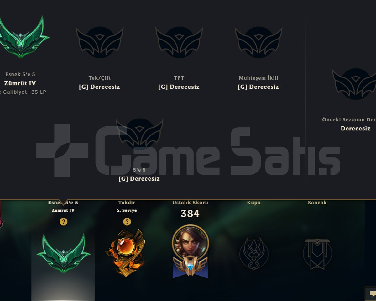 TR - 119 LEVEL - 78 KOSTÜM - ZÜMRÜT 4