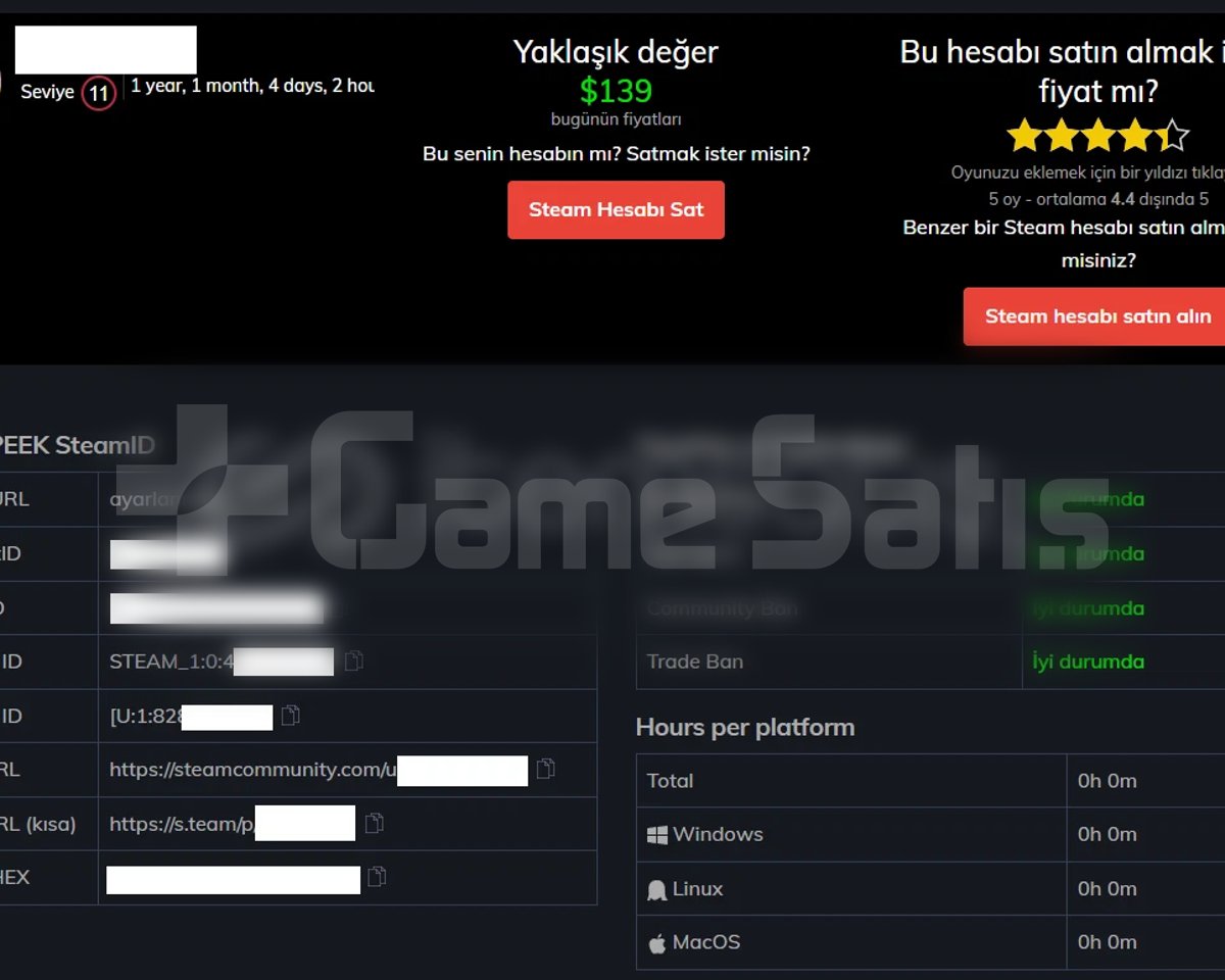 STEAM 11 LEVEL|723+ SAAT CS2 |CS2 SEÇKİN