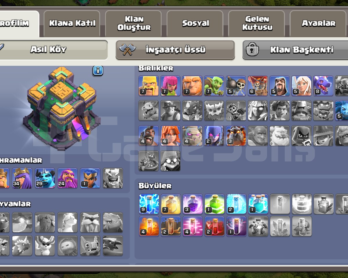NADİR CLASH OF CLANS HESABI