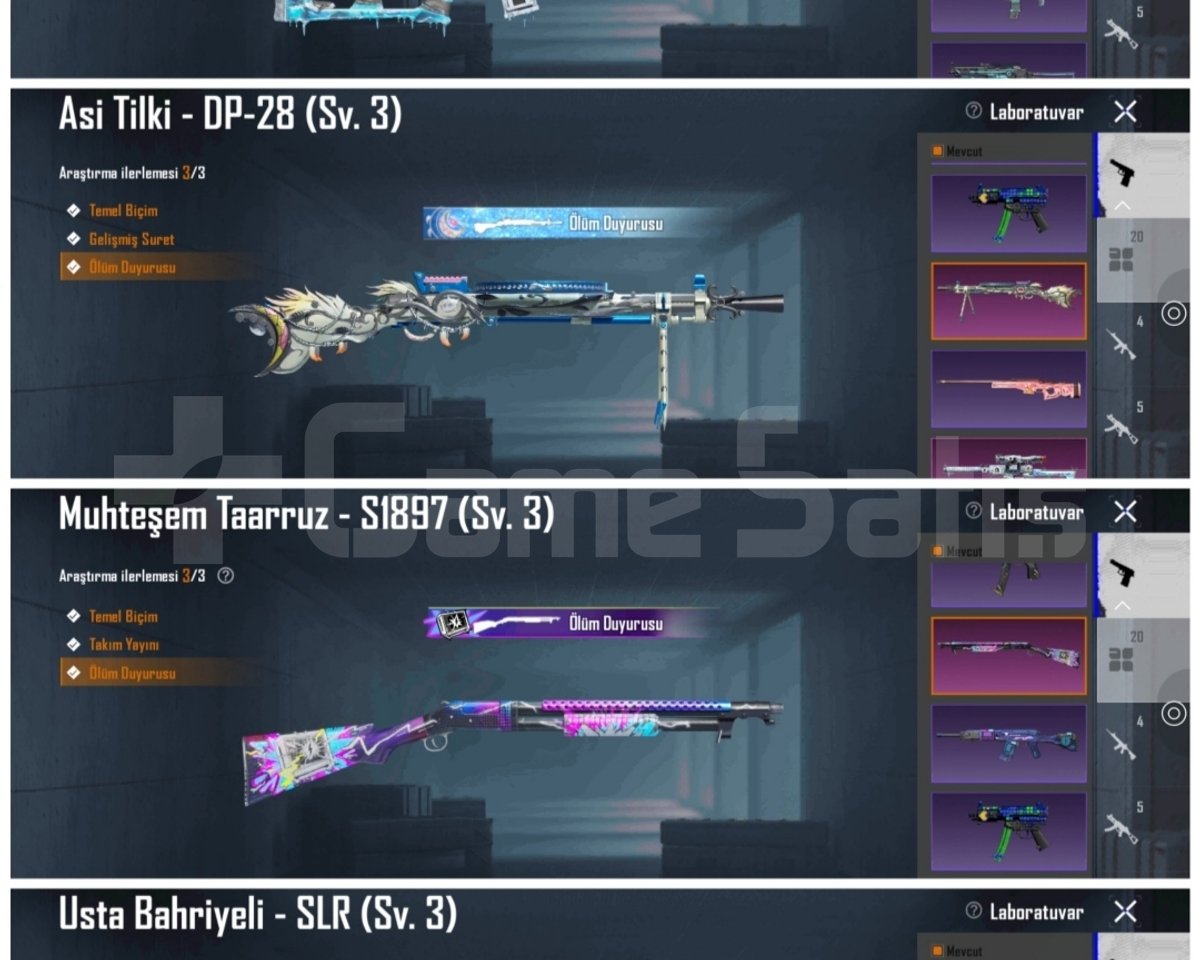 ÇİFT M4 BUZ 5 LVL SU M4 2 LVL 59 DS