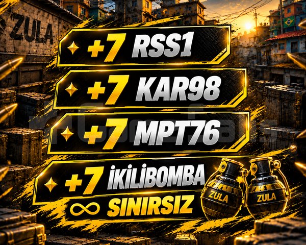 +7 RSS1 +7 KAR98 +7 MPT76 +7 İKİLİBOMBA