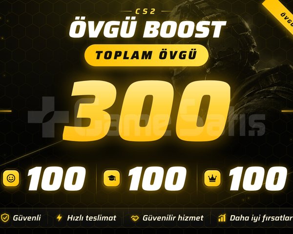 300 CS2 ÖVGÜ BOOST YEŞİL GÜVEN FAKTÖRÜ