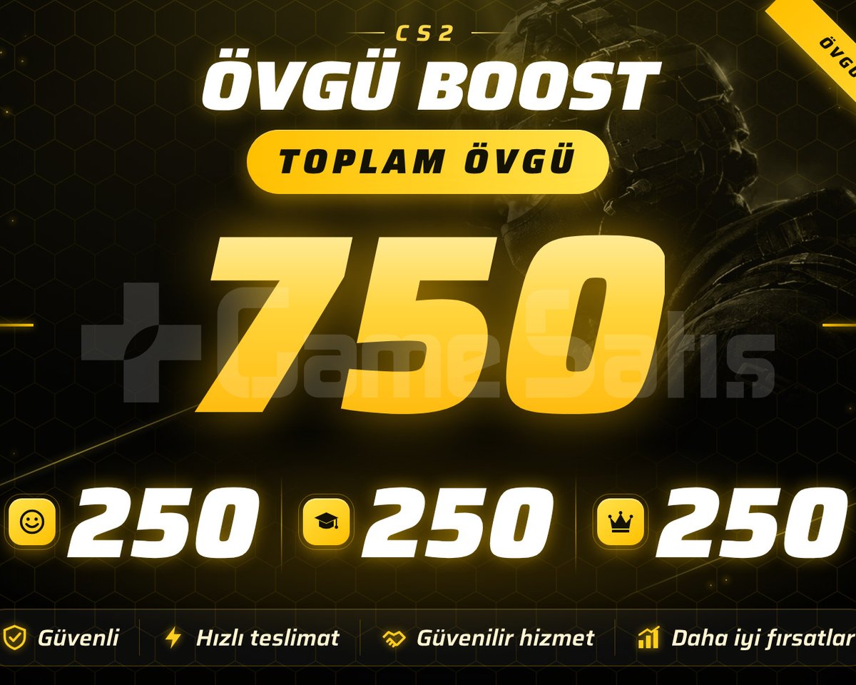 750 CS2 ÖVGÜ BOOST YEŞİL GÜVEN FAKTÖRÜ