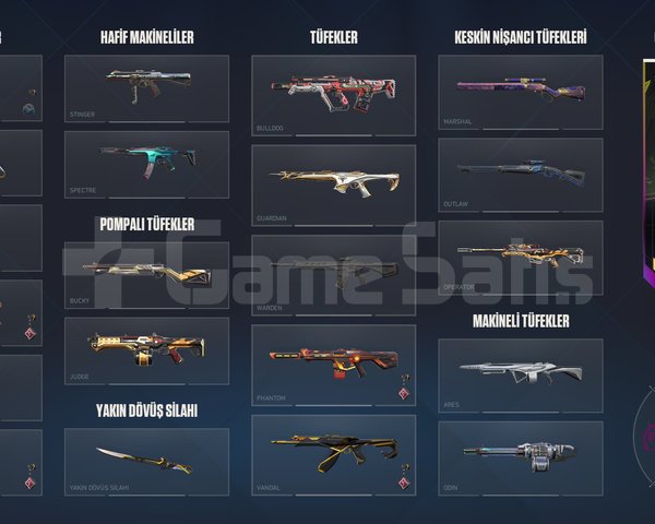 VALORANT İMMO UĞURLUKLU FULL+FULL HESAP