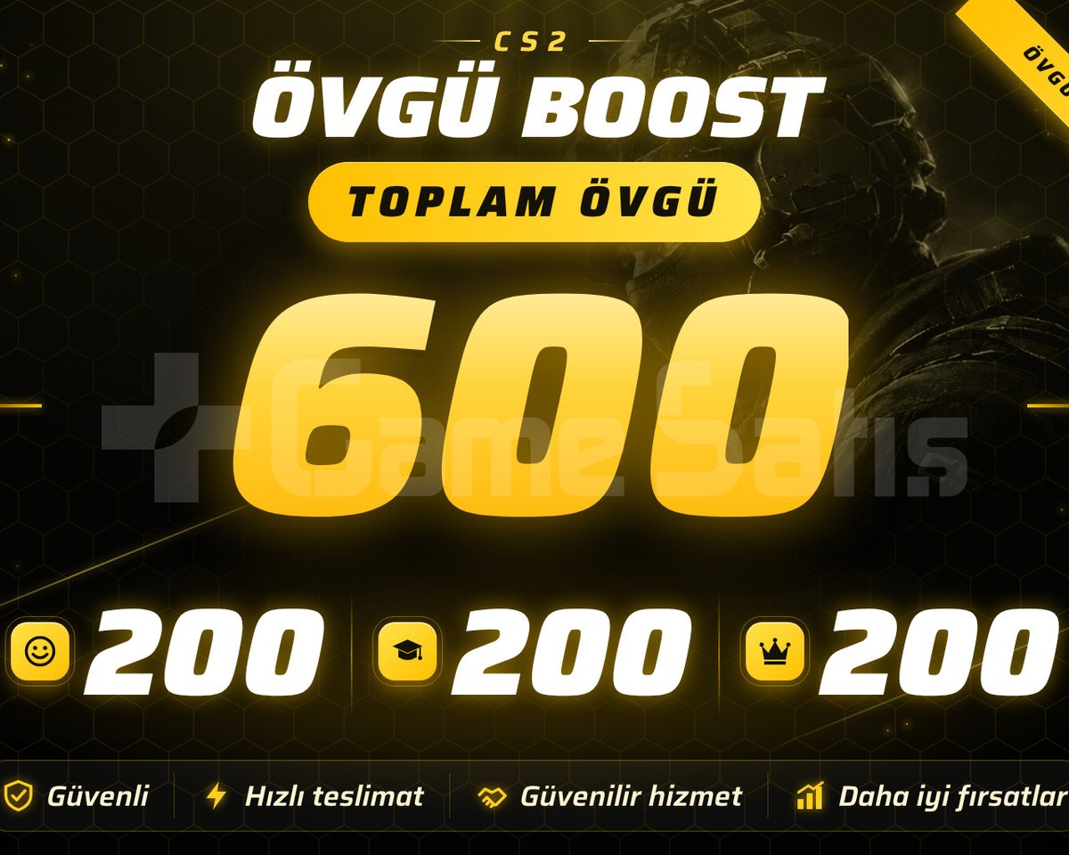 600 CS2 ÖVGÜ BOOST YEŞİL GÜVEN FAKTÖRÜ