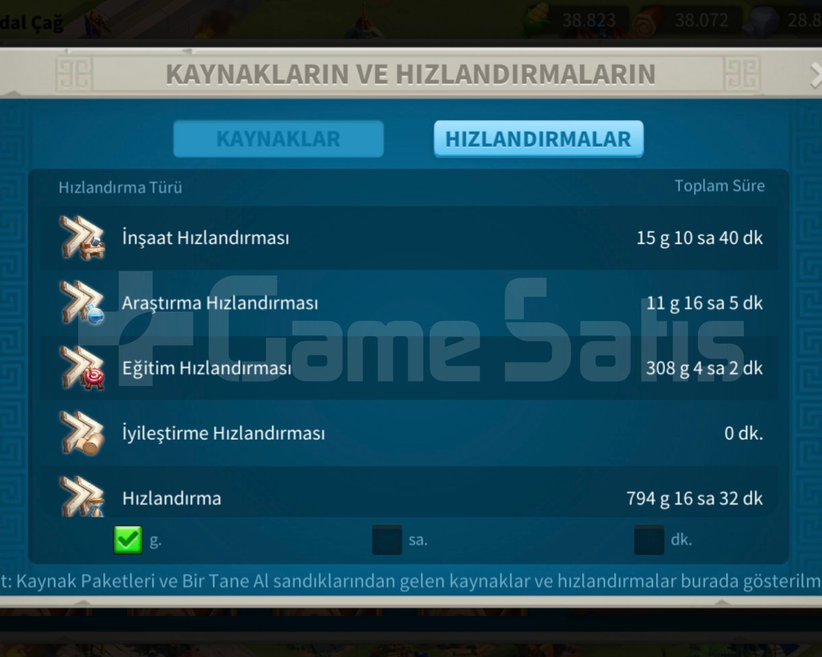 Vip 17 bu ROK hesabı bu fiyata yok