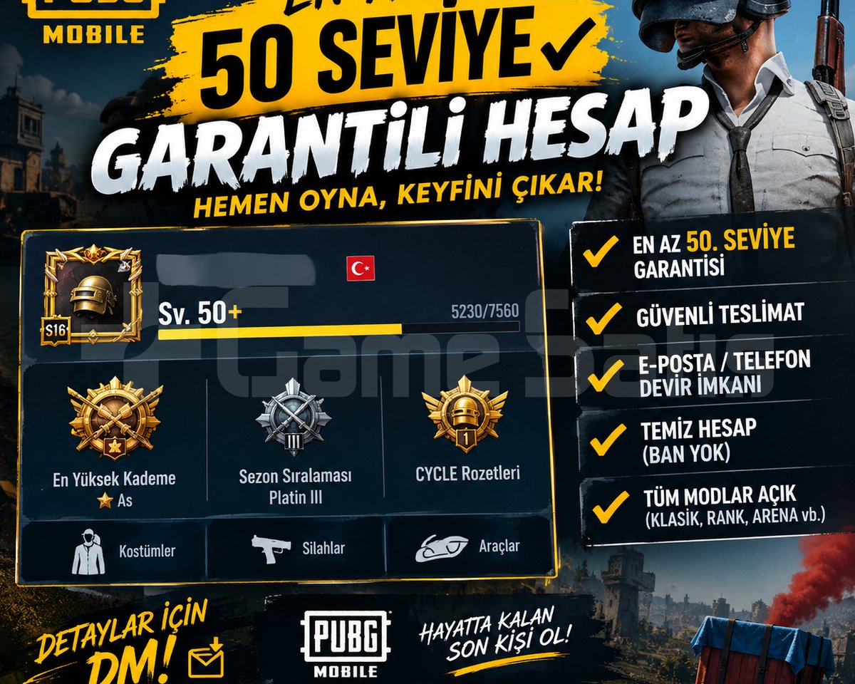 En Az 50 Seviye