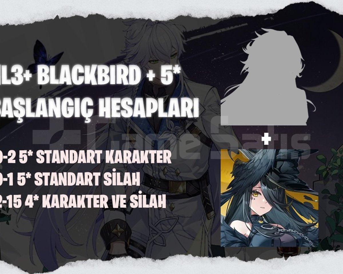 EU | HL3+ Blackbird + 5*