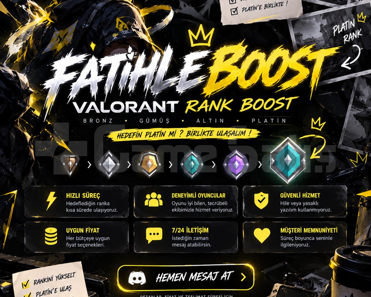 VALORANT ELO BOOST gariban dostu