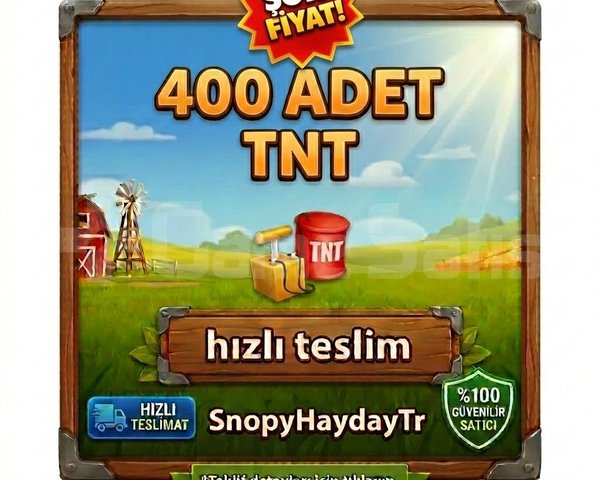KAMPANYA 400 adet tnt