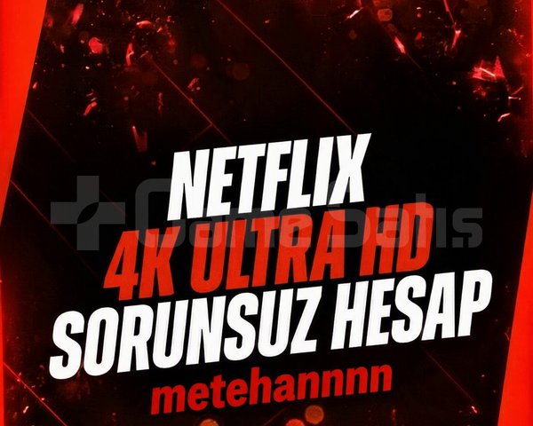 1 AYLIK NETFLİX 4K UHD HESAP EN UCUZ