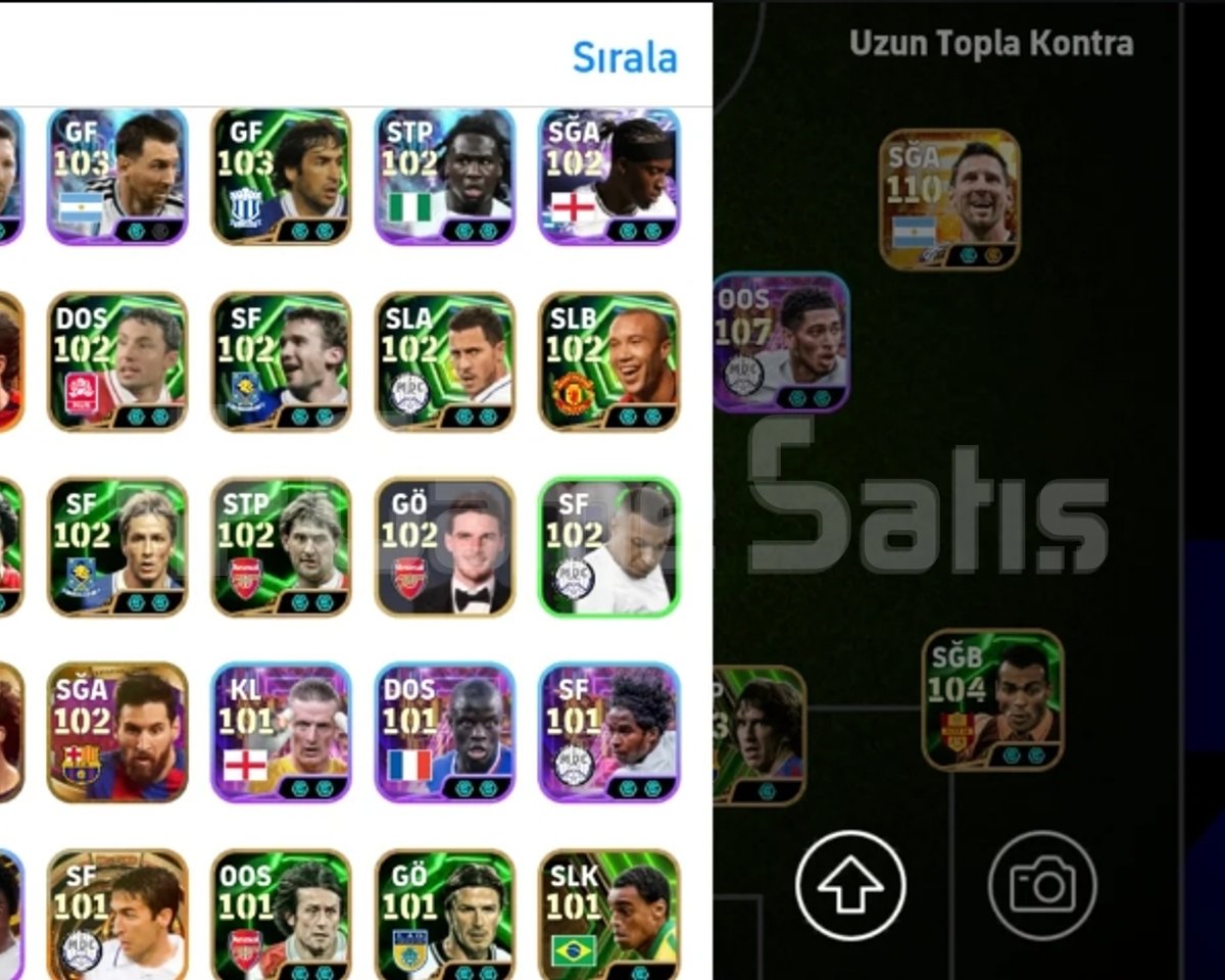 110 Messi Full İcon kadro Dopdolu REZERV