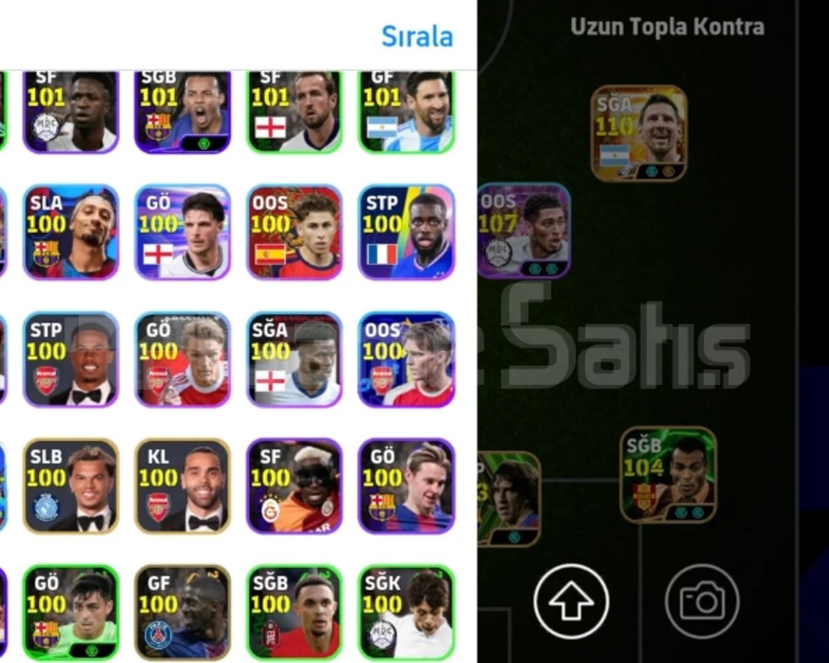 110 Messi Full İcon kadro Dopdolu REZERV