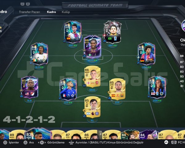 FC27 PS5 HESABI PATO VE OKOCHA WL HAZIR