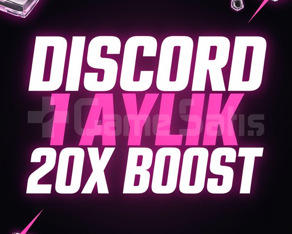 DİSCORD BOOST - OTO TESLİMAT - 20X
