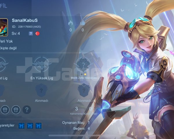 MLBB BAŞLANGIÇ HESABI