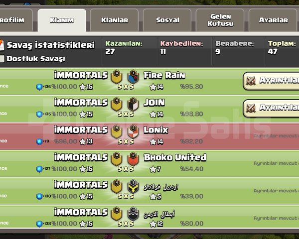 4.99 LVL | İMMORTALSKARŞI KONULAMAZ