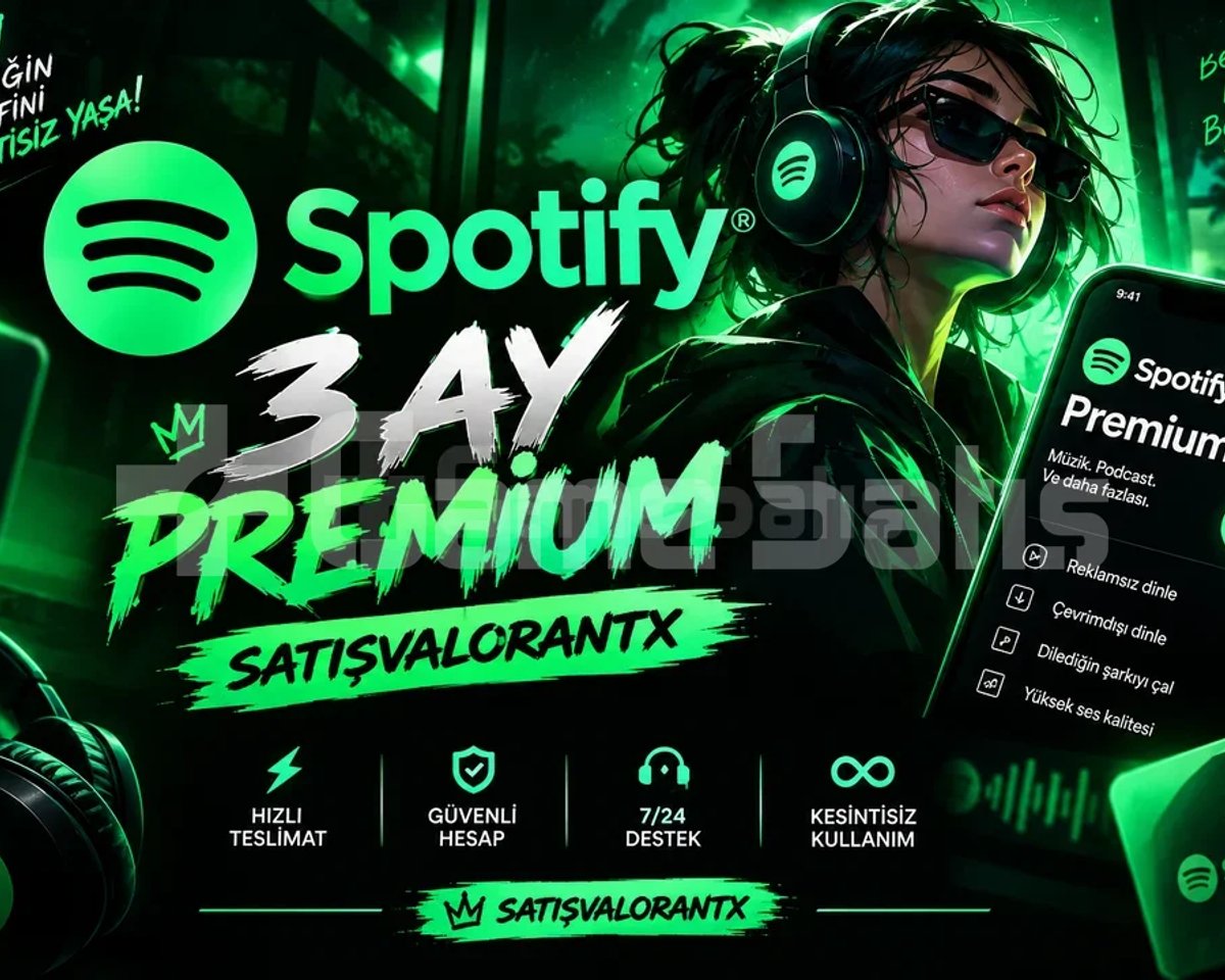 SPOTİFY 3 AY PREMİUM | DİREK TESLİMAT!