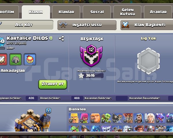 Hazır oyun, 1 klan + 6 hesap satılık