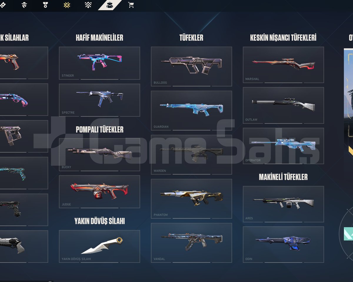 40000+ VP Yatırılmış, Sınırlı Skinler