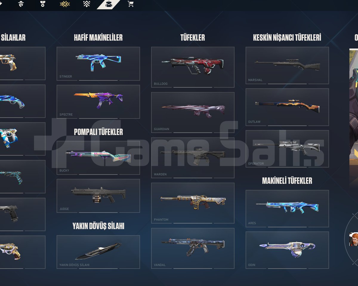 15000+ VP Yatırılmış, 50+ Skin Hesap