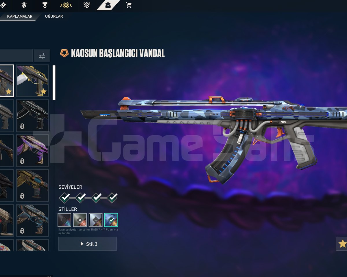 15000+ VP Yatırılmış, 50+ Skin Hesap