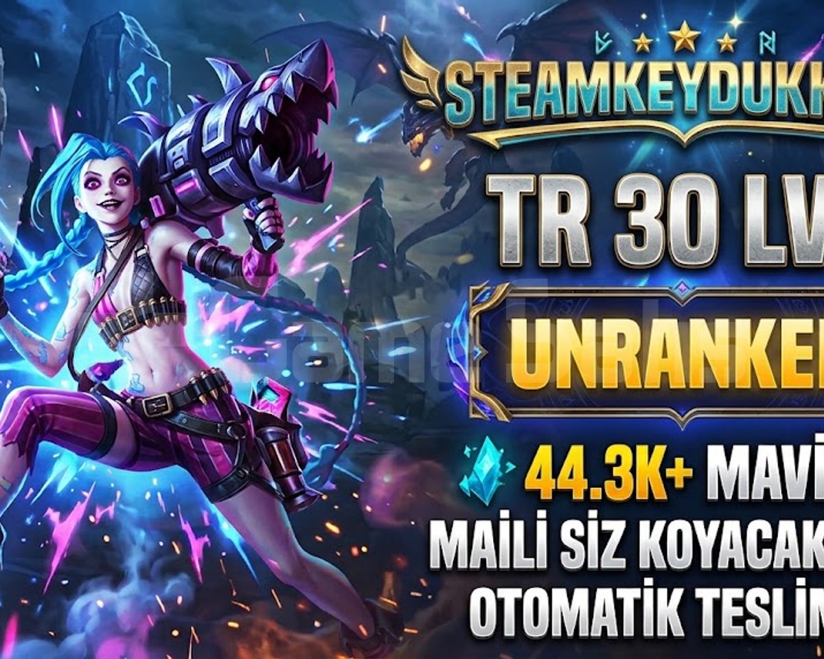 TR 30 LEVEL | UNRANKED | 44.3K MAVİ ÖZ |
