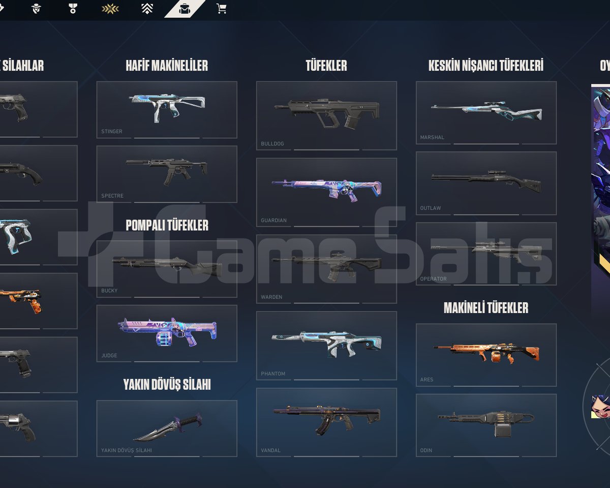 Yağmacı Bıçak, Kaos Vandal, 15+ Skin