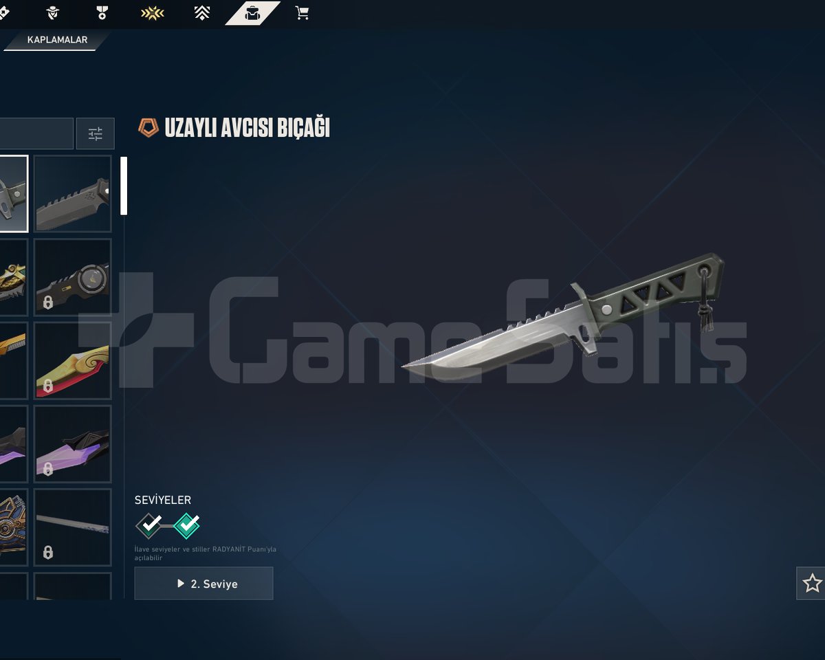 5 Tane Vpli Skin, Vandallar, Bıçaklar