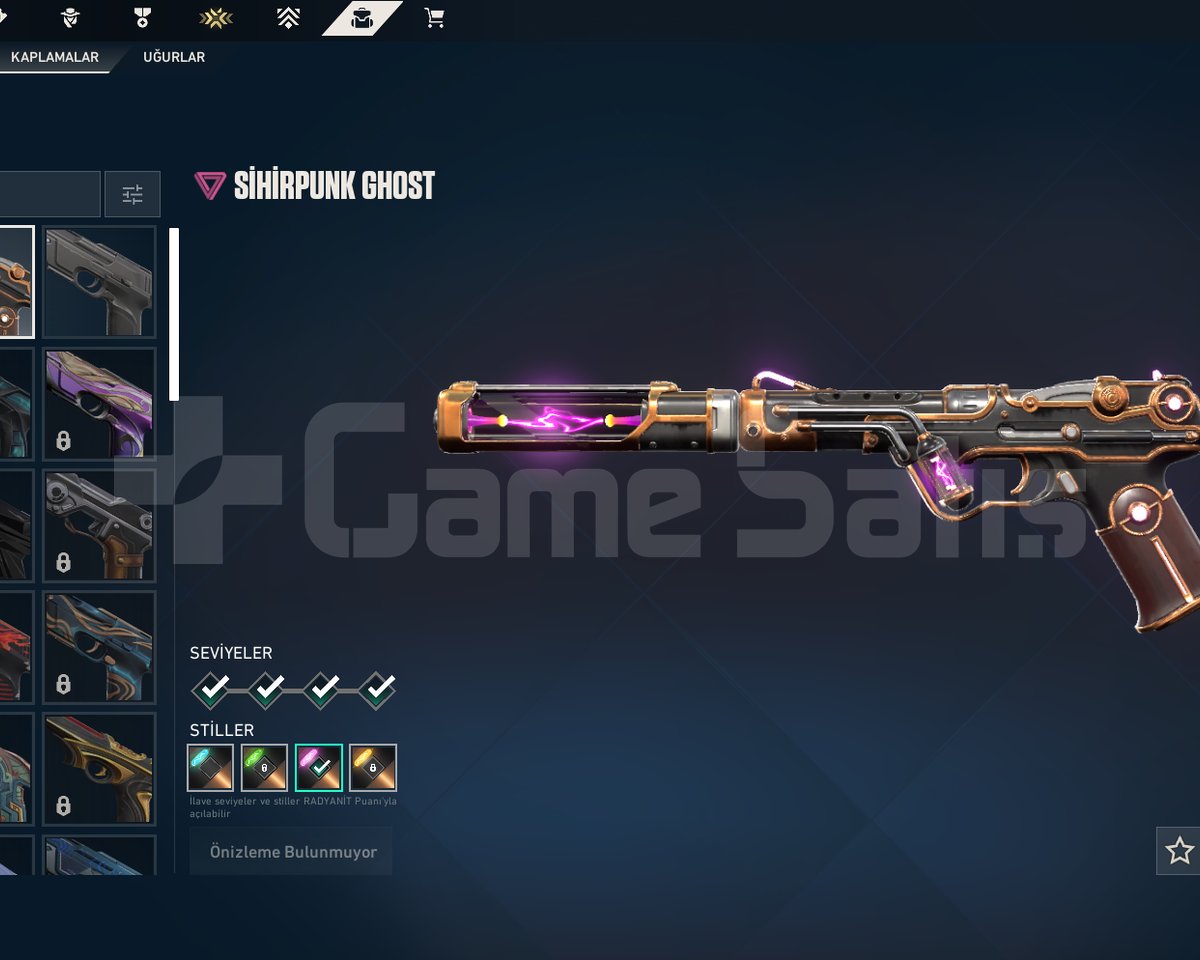 Sihirpunk Ghostlu, 12 Level Hesap