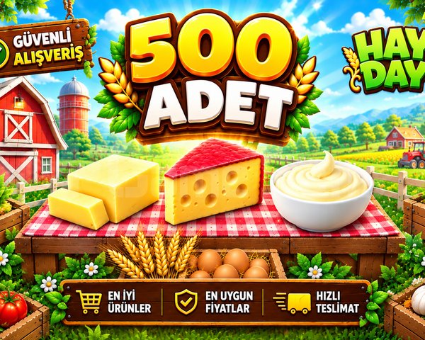 500 Adet Seçeceğiniz Mandıra Ürünleri