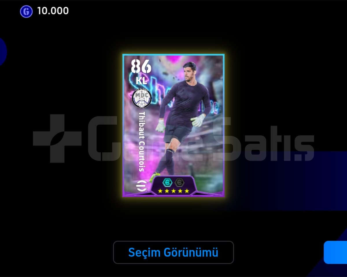 Thibaut Courtois  Başlangınc hesabı