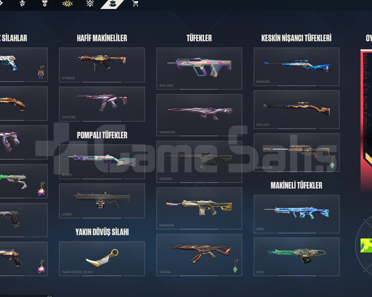 15000+ VP Yatırılmış, 25+ Skinli Hesap